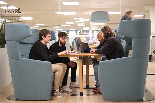 Demandeurs d'emploi en formation développeur web Pôle Emploi à Caen