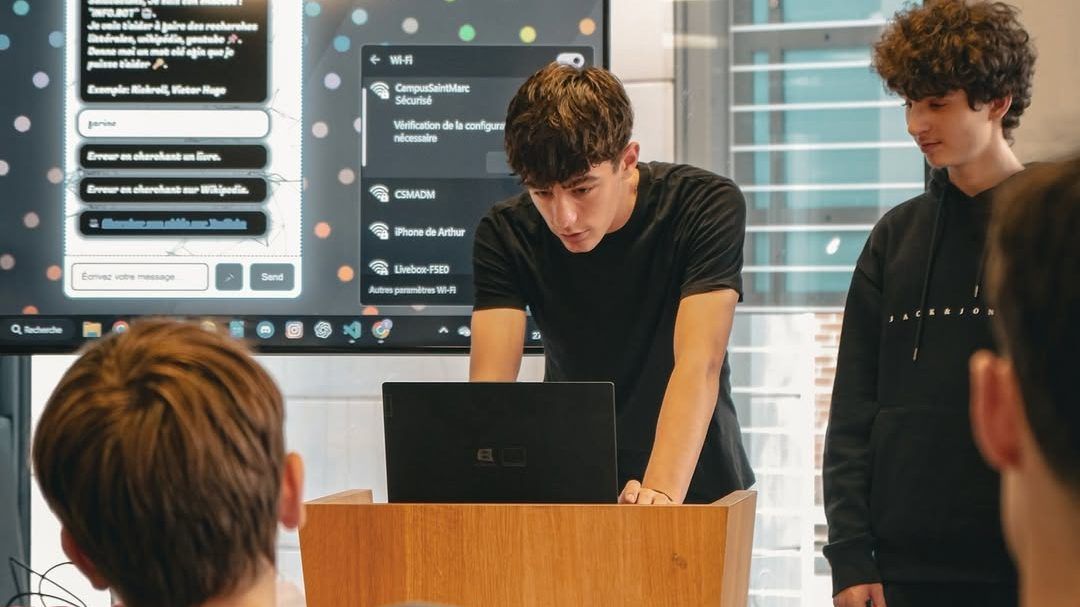 Restitution des projets à la fin du stage numérique chez Zone01 Rouen